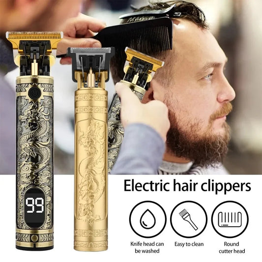Tondeuses électrique rechargeable à cheveux professionnelles pour hommes