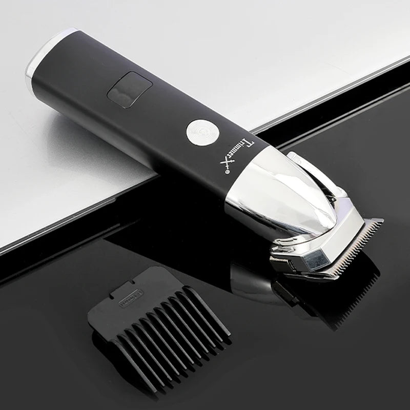 Tondeuse de cheveux électrique professionnelle, affichage numérique, USB, sans fil, nouveau.